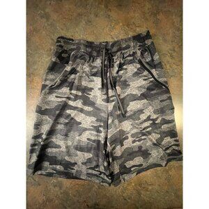 DSG Men’s Small 365 Short‎ Print Pure Black Camo Moisture Wicking Poly-Spandex